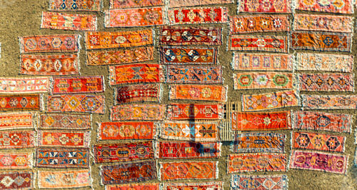Preview: Carpet Fields in the Summer Season Drone Photo, Dosemealti Antalya