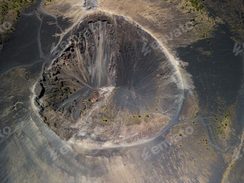 Preview: Aerial view of the Paricutin Volcano located in Michoacan, Mexico
