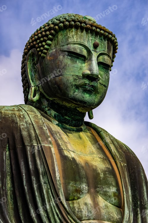 Preview: Great Buddha of Kamakura bronze statue in Kotokuin Temple, Japan.