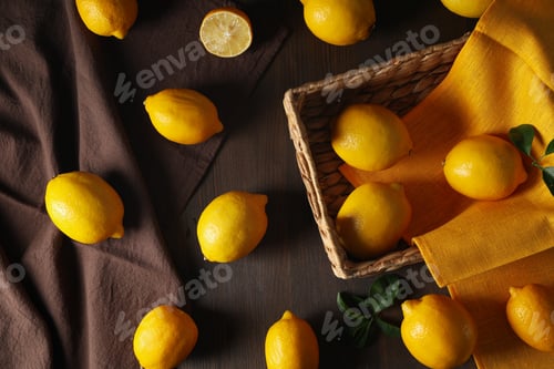 Preview: Concept of tasty citrus fruit - delicious lemon