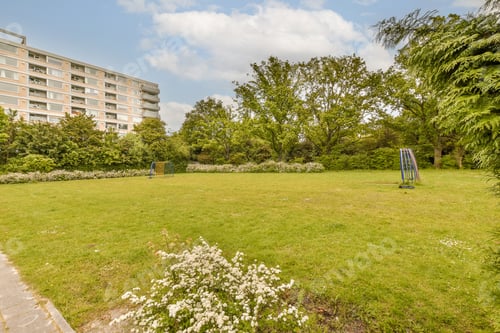 Preview: a park with a soccer field in front of a