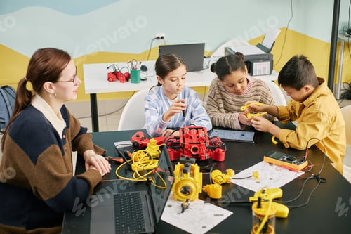 Preview: Children Engaging in Interactive STEM Learning Activities