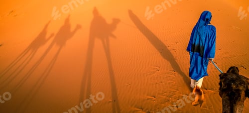 Preview: Berber guide on Merzouga sand dunes
