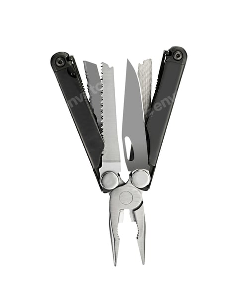 Preview: Steel multitool isolated