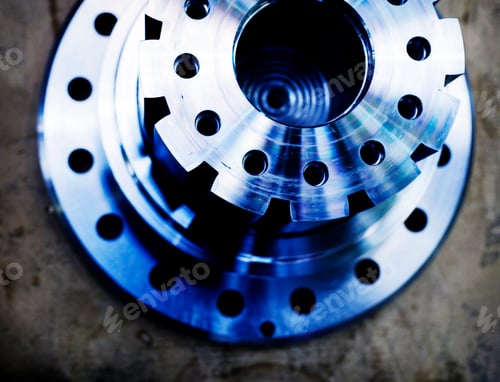 Preview: Close-up of metallic equipment