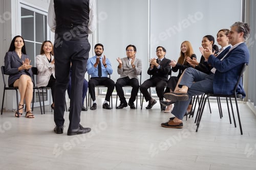 Preview: Group of multiethnic businessmen