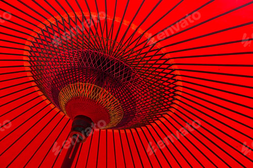 Preview: Traditional Japanese Red Umbrella