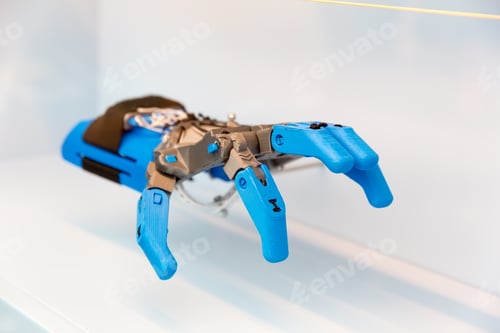 Preview: Prosthesis of human hand, mechanical part