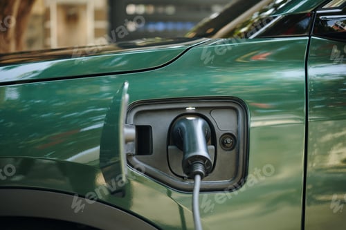 Preview: Plug Inserted in Electric Car