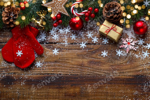 Preview: Christmas and New Year background