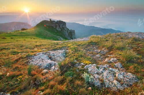 Preview: Mountain landscape.