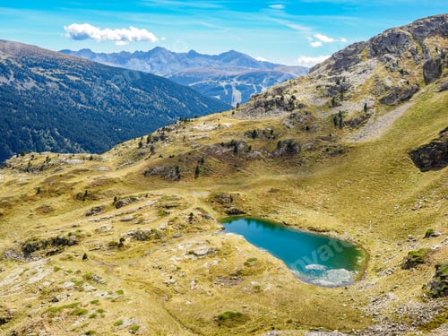 Preview: Anrodat lake from Anrodat mountain, Andorra