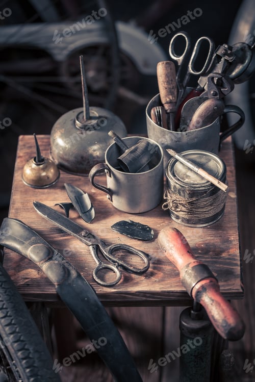 Preview: Bike fix service with pump, rubber patch and glue