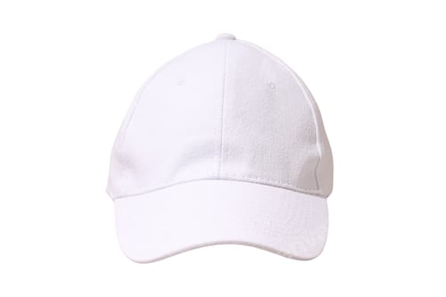 Preview: Casual white baseball cap for any outfit, on white