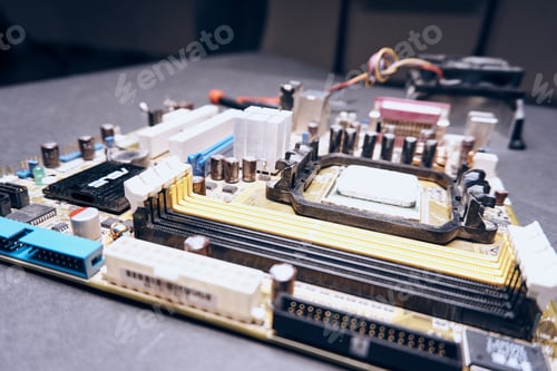 Preview: Motherboard parsing computer hardware capacitors processor component