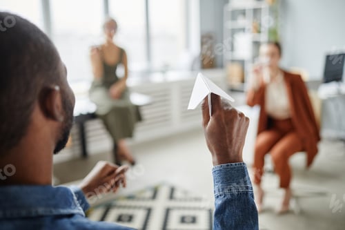 Preview: Paper Airplanes in Office