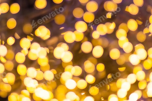 Preview: Blur - abstract bokeh circle string lights for background wallpaper