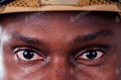 Preview: america african man crying sorrow mourning bombing in studio shoot