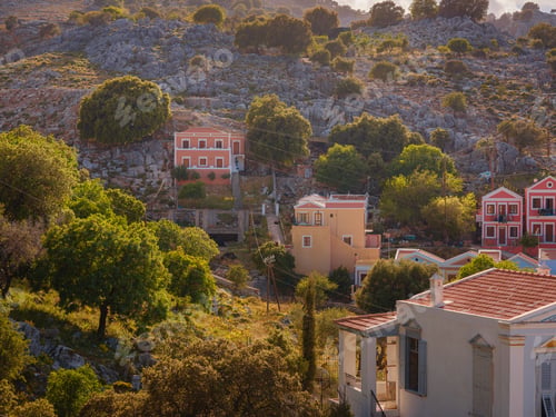Preview: Symi Island, Greece islands holidays from Rhodos in Aegean Sea.