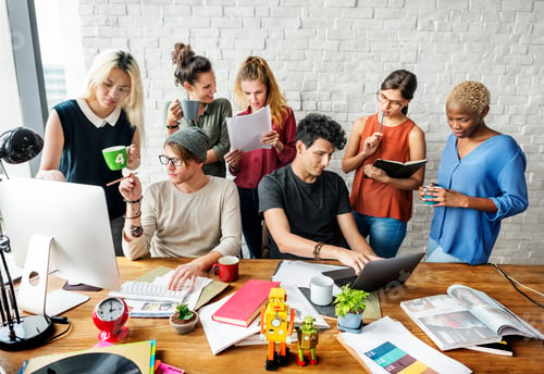 Preview: Colleagues Corporate Meeting Conference Team Concept