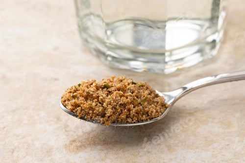 Preview: Spoon with ground garden herb bouillon powder