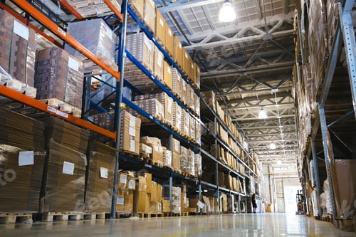 Preview: Interior of a modern warehouse