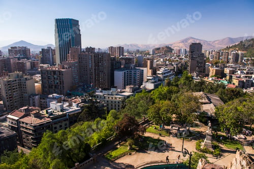 Preview: Cerro Santa Lucia (Santa Lucia Park Hill), Santiago, Santiago Province, Chile, South America