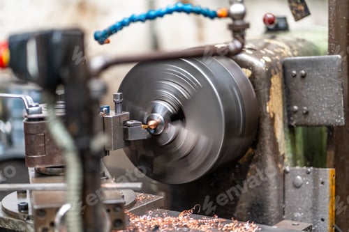 Preview: Metal industrial factory in the numerical control sector, CNC Lathe Processing
