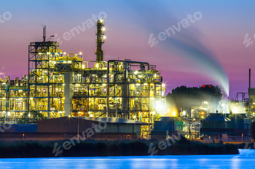 Preview: Colorful Industrial Chemical area detail