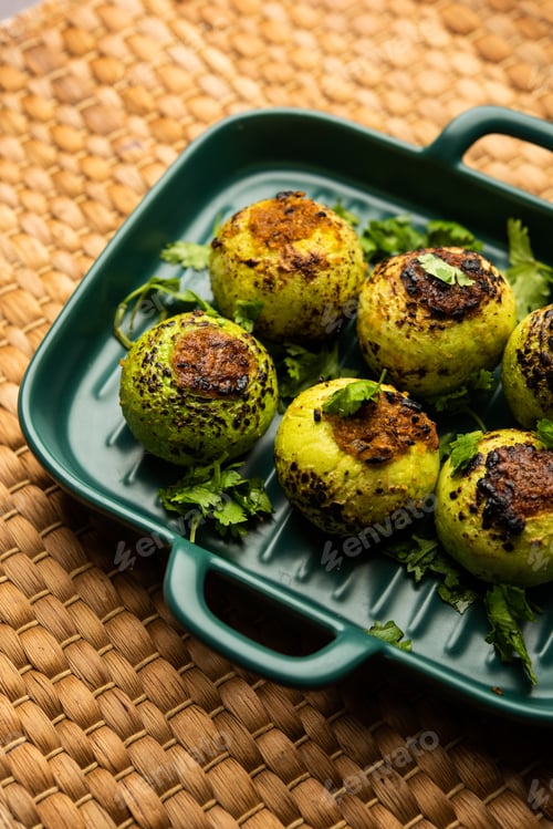 Preview: Indian style Tinda or Tinde ki Sabzi also called Indian squash, round melon, round gourd sabji