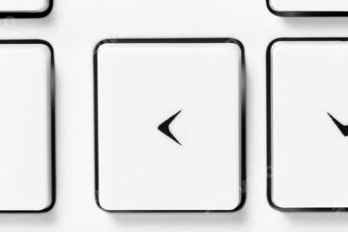 Preview: close up of a white computer keyboard