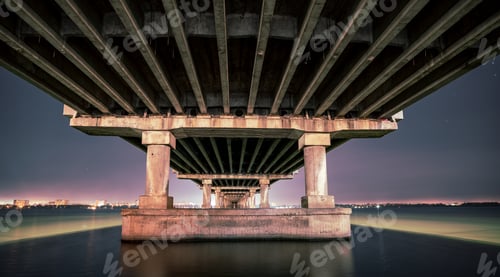 Preview: View of a big powerful bridge