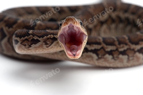 Preview: Cuban tree boa isolated on white background