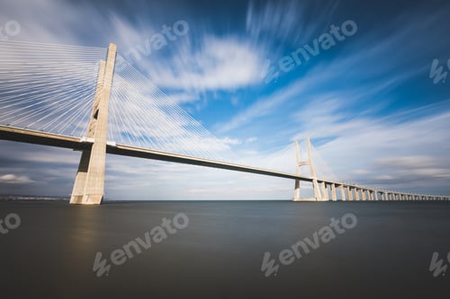 Preview: Vasco da Gama bridge in Lisbon