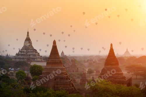 Preview: Sunrise at Bagan, Myanmar.