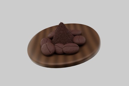 Preview: Coffee beans and ground coffee display