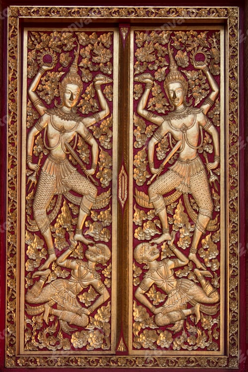 Preview: Orante Temple Doors - Thailand