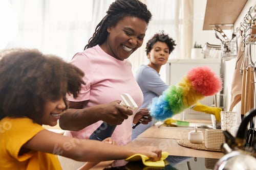 Preview: Creating joyful moments while cleaning together as a loving family at home