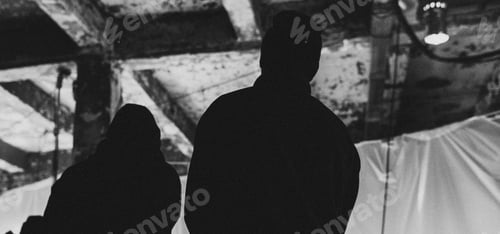 Preview: Backstage of shooting, human shadows
