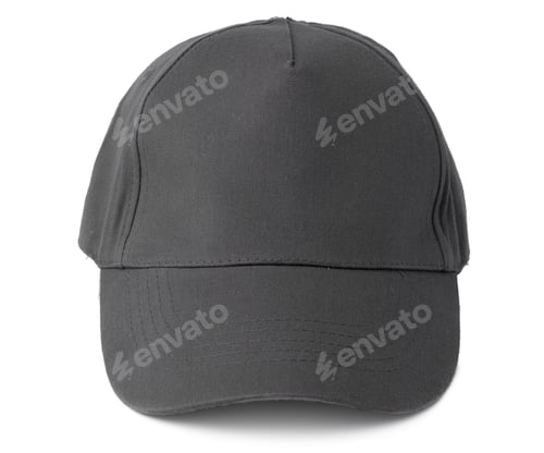 Preview: Grey Baseball cap isolated on white background