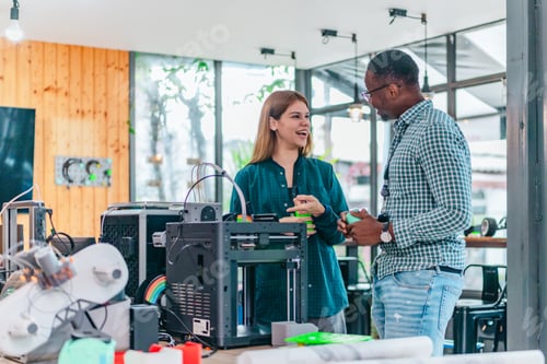 Preview: Two Product Designers Testing 3D Printed Prototypes