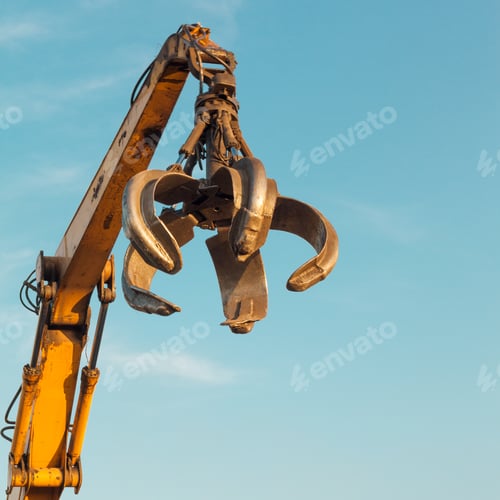 Preview: crane arm with open claw