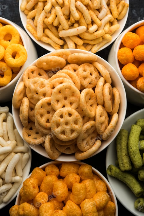 Preview: Group of Crunchy Snacks