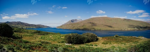Preview: Mountains in Connemara National Park, Ireland in the region of Galway