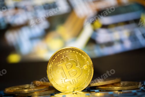Preview: Photo Gold Bitcoins (new virtual currency)
