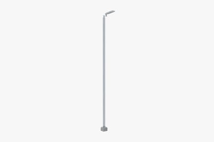 Preview: Modern LED Streetlight: Clean Urban Fixture