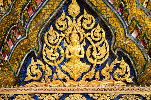 Preview: grand palace temple detail bangkok thailand