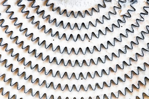 Vista previa: vista superior de las bobinas de calentamiento del quemador eléctrico