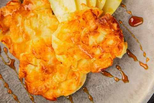 Preview: Apple pancakes sweet dish delicious breakfast fruit dish natural product tasty snack food