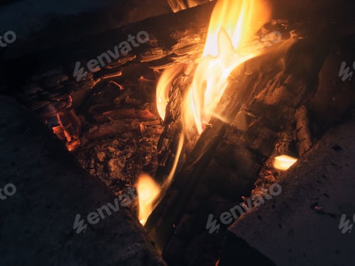 Preview: Night campfire